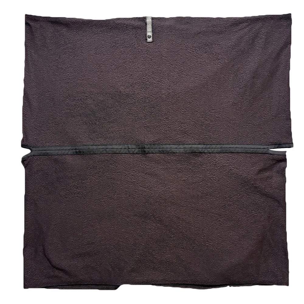Lululemon Vinyasa Scarf Snap Convertible Wrap Plum Black Cherry Rulu Fabric‎